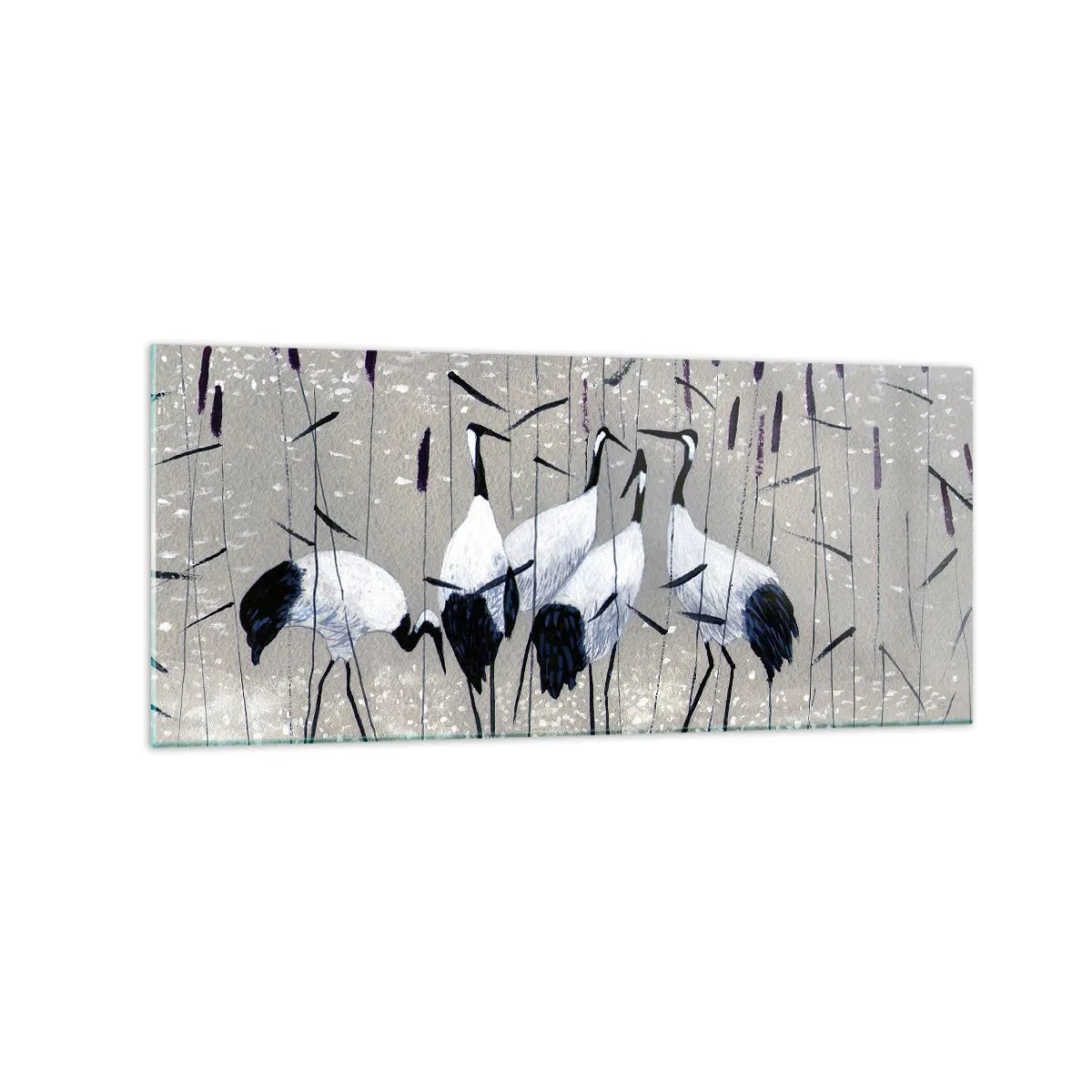 Tablou pe sticlă - Printre ai tăi - 120x50 cm