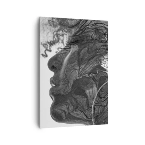 Tablou pe pânză - Încurcată în vise - 70x100 cm