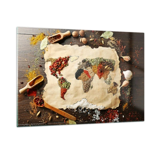 Tablou pe sticlă - Toate gusturile lumii - 120x80 cm
