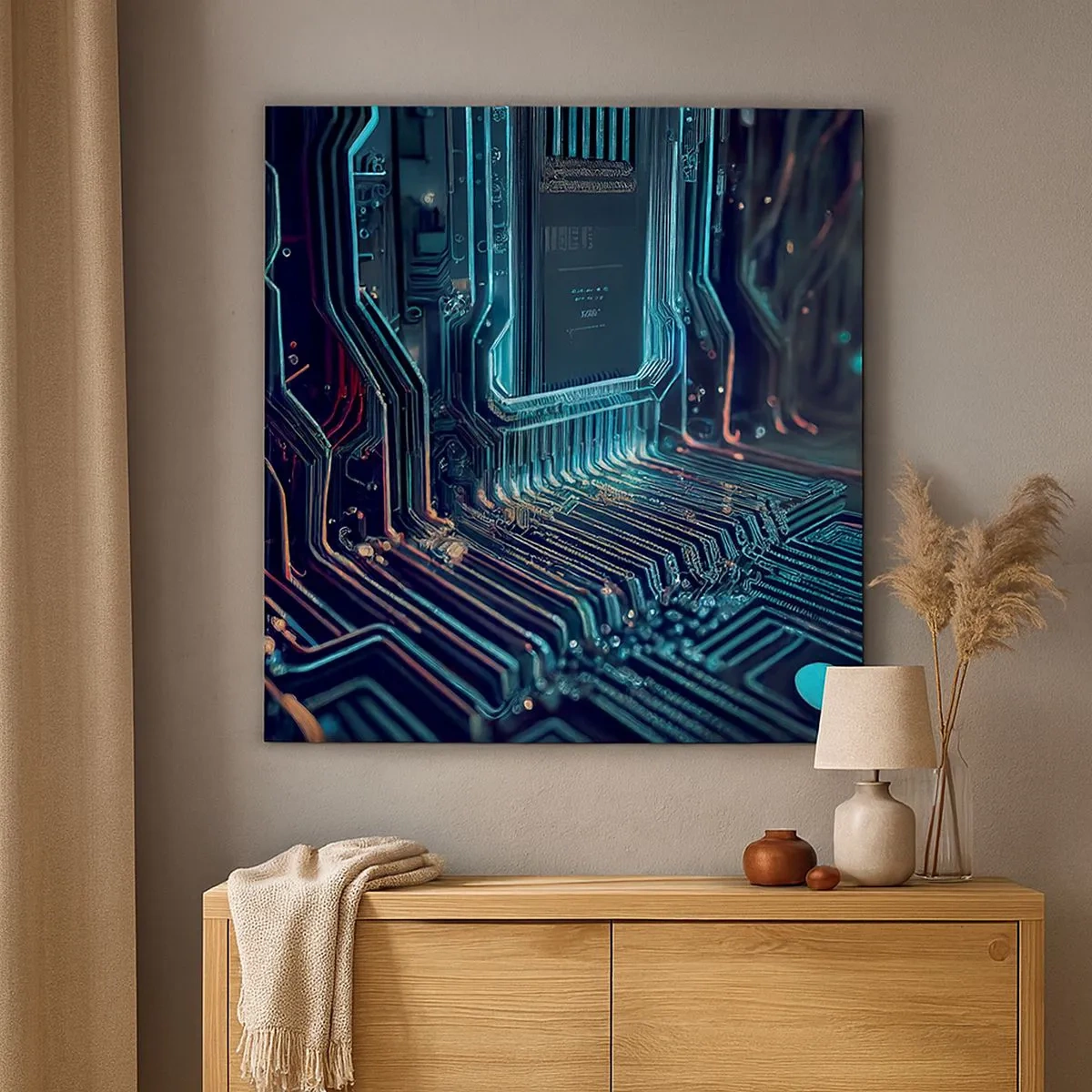 Tablou pe pânză - Iată la ce mă gândesc... - 30x30 cm