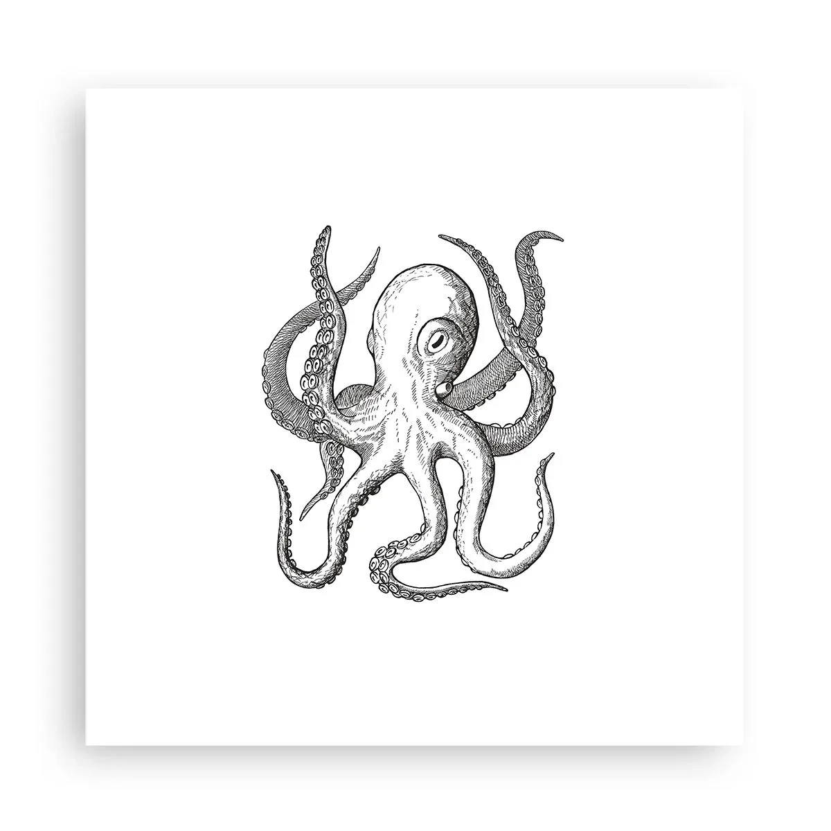 Poster - Dansând cu valurile - 30x30 cm