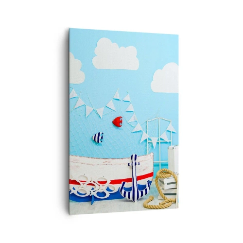 Tablou pe pânză - Dorința copilărească de aventură - 80x120 cm