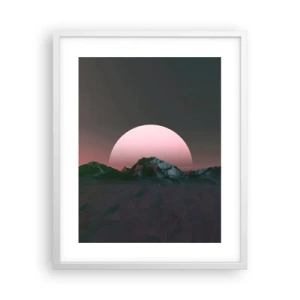 Poster în ramă albă - Într-o galaxie învecinată - 40x50 cm