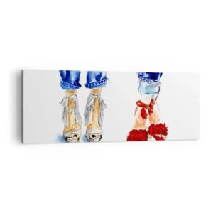 Tablou pe pânză - De ce nu mergem la o plimbare? - 140x50 cm