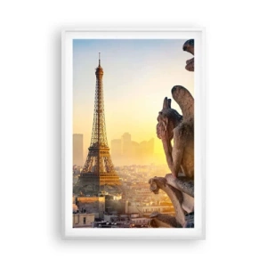 Poster în ramă albă - S-au schimbat multe... - 61x91 cm