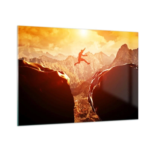 Tablou pe sticlă - Trecând frontierele - 100x70 cm