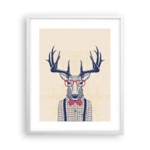 Poster în ramă albă - O extravaganță jucăușă - 40x50 cm