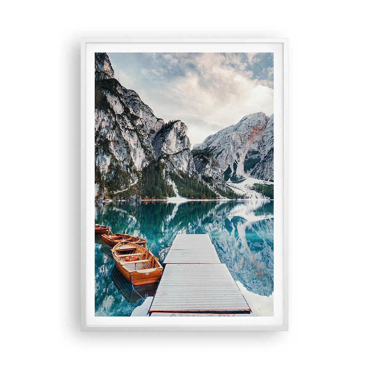 Poster în ramă albă - Îți vom arăta frumusețea - 70x100 cm