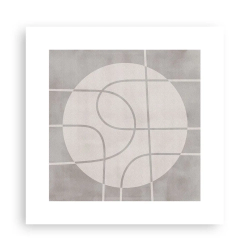 Poster - Circular și drept înainte - 30x30 cm