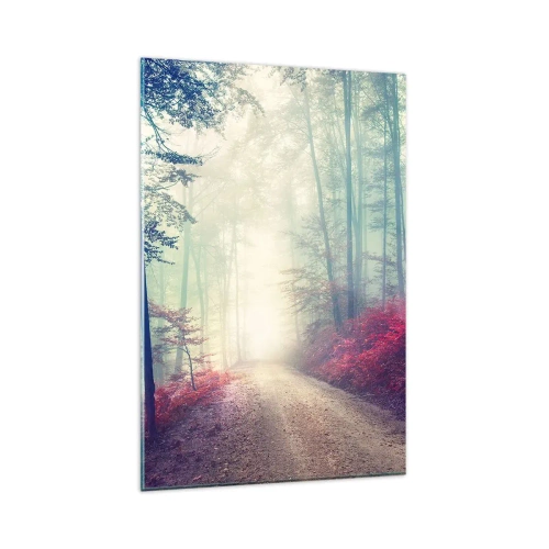 Tablou pe sticlă - Ce bine e să te trezești în zori de ziuă - 80x120 cm