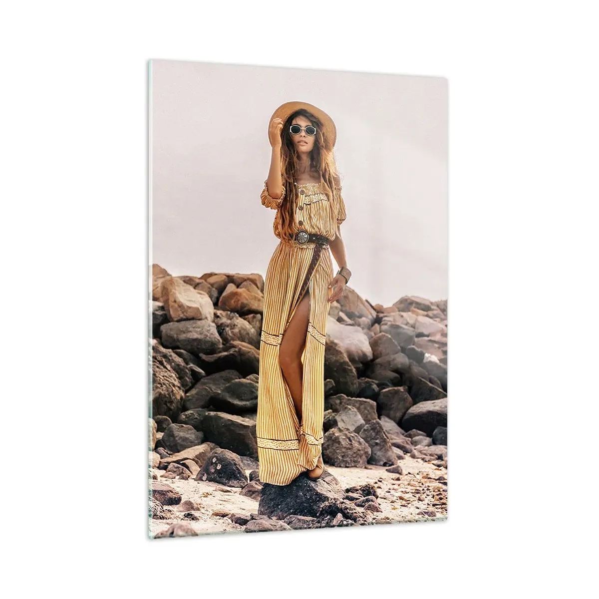 Tablou pe sticlă - Magia pietrelor - 50x70 cm