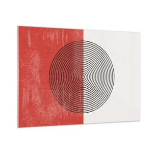 Tablou pe sticlă - Direct la subiect - 100x70 cm