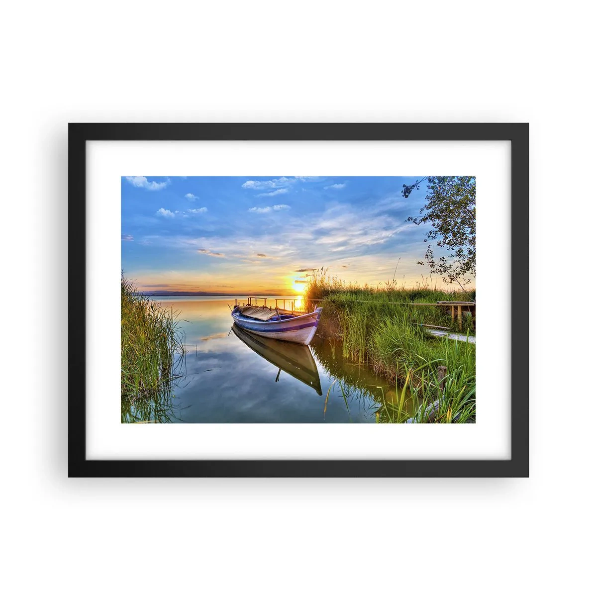 Poster în ramă neagră - Golfulețul viselor împlinite - 40x30 cm