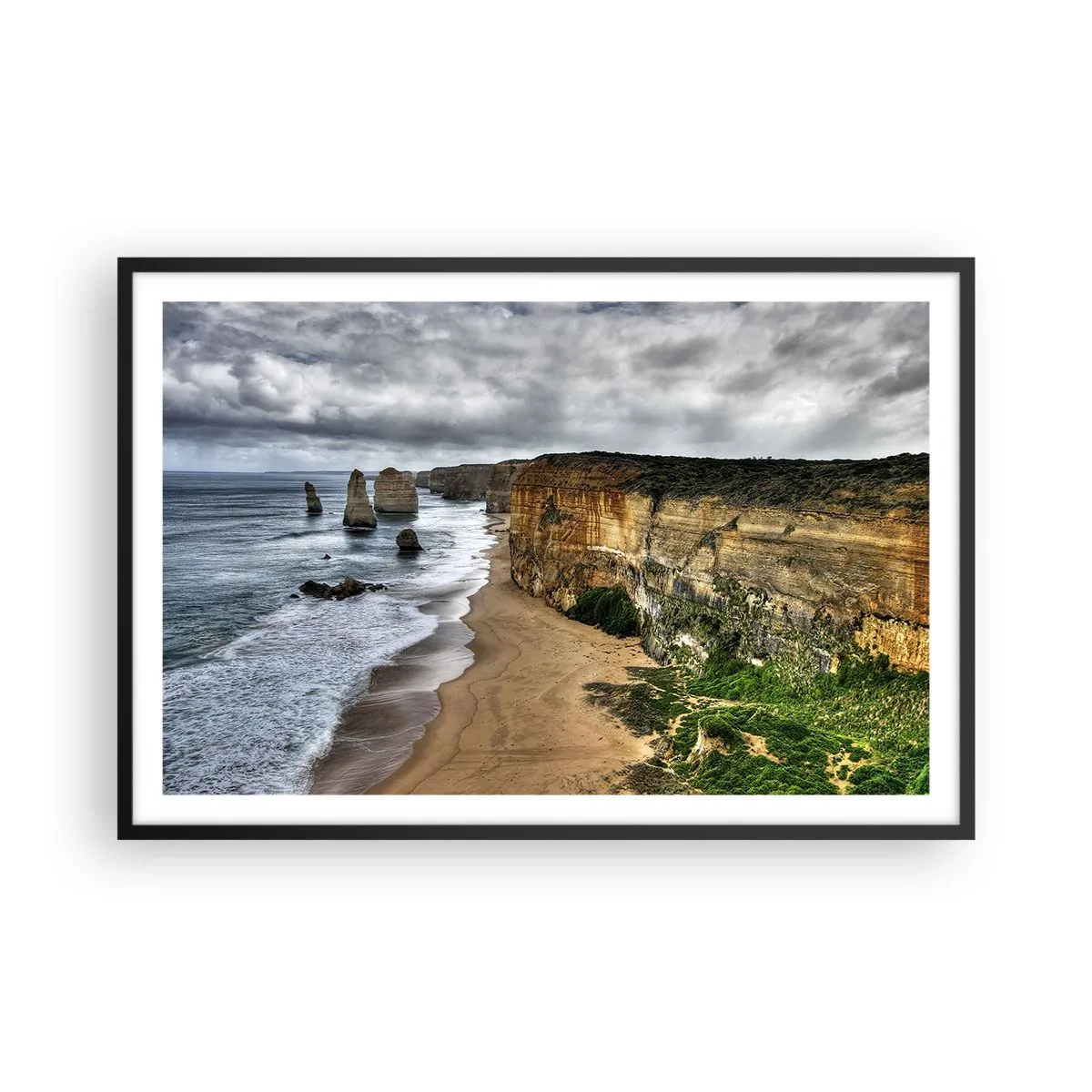 Poster în ramă neagră - Frumusețe brută - 91x61 cm