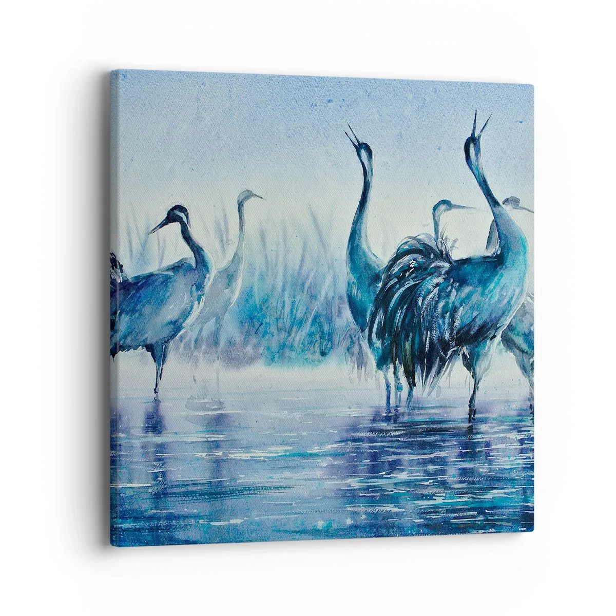 Tablou pe pânză - Întâlnirea de dimineață - 40x40 cm