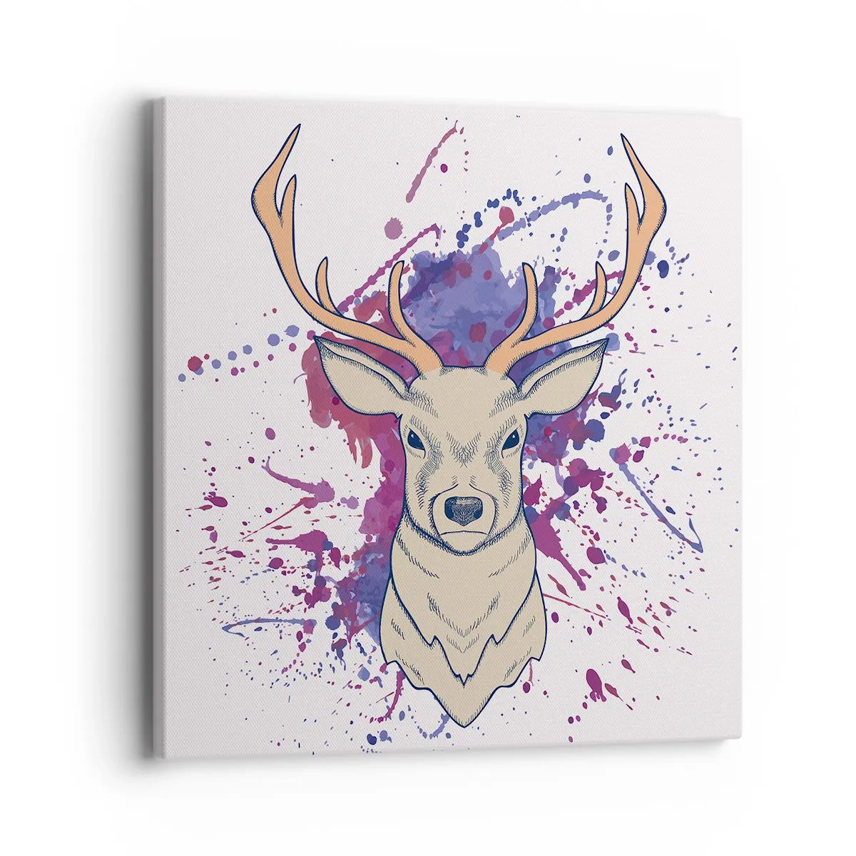 Tablou pe pânză - Curaj și echilibru - 40x40 cm