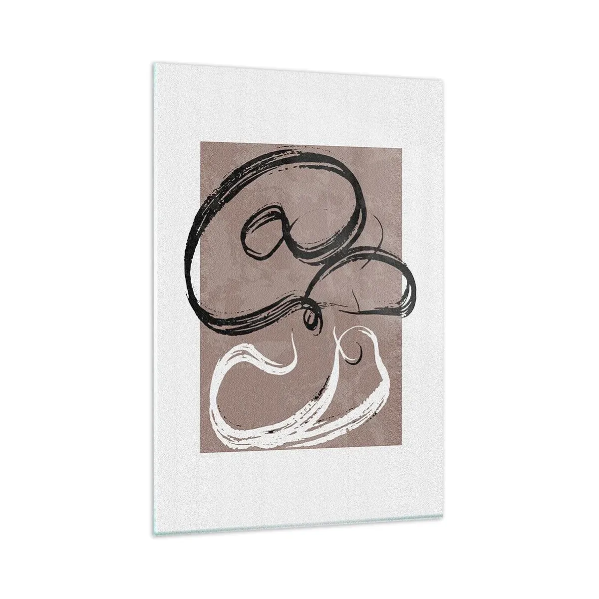 Tablou pe sticlă - Compoziția - căutarea plenitudinii - 80x120 cm