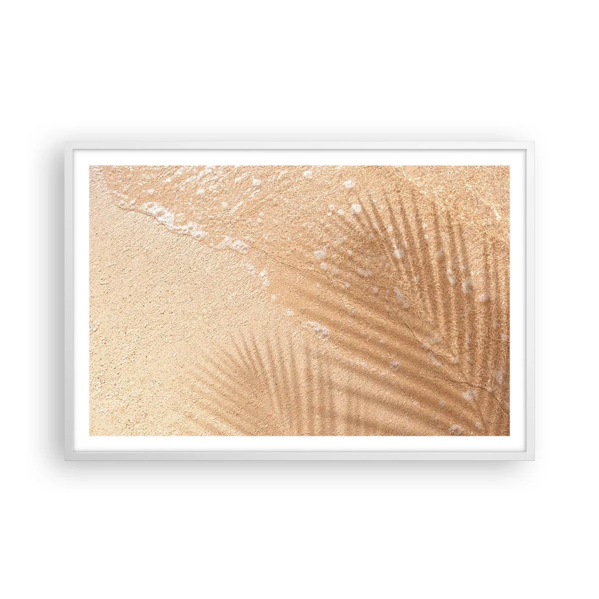 Poster în ramă albă - Umbra unei veri fierbinți - 91x61 cm