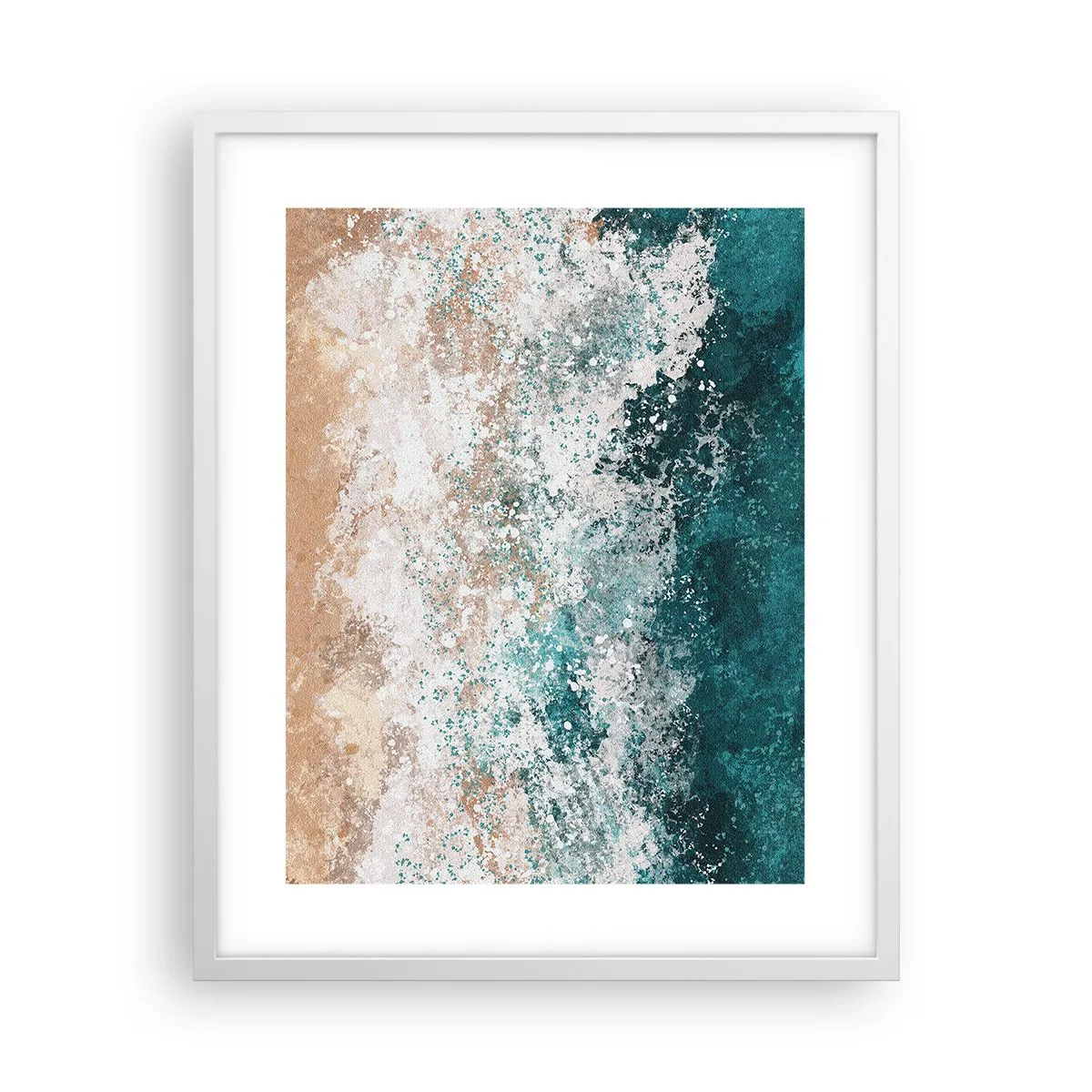 Poster în ramă albă - Povești despre mare - 40x50 cm