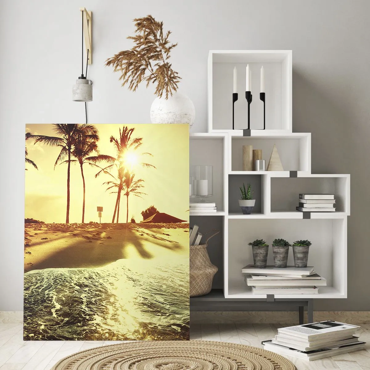 Tablou pe sticlă - California după-amiază - 50x70 cm