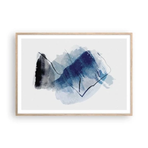 Poster în ramă de stejar deschis - Iceberg - 100x70 cm