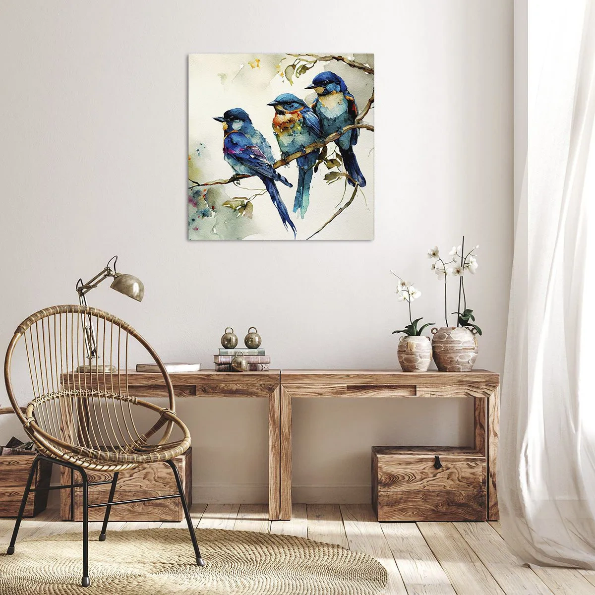 Tablou pe pânză - Se simte jignit? - 60x60 cm