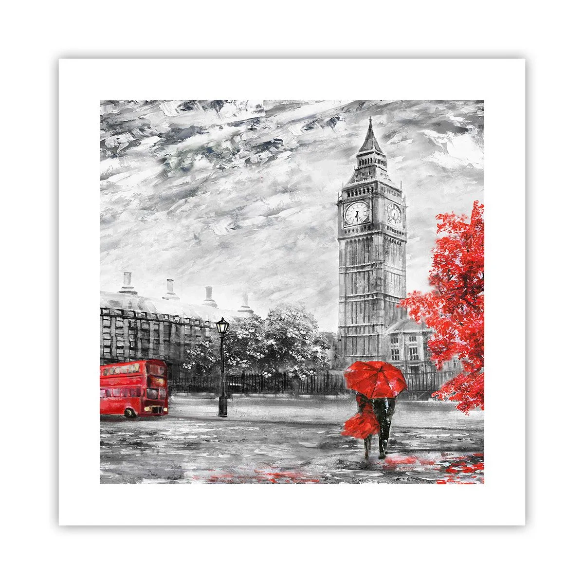 Poster - O zi excitantă - 40x40 cm