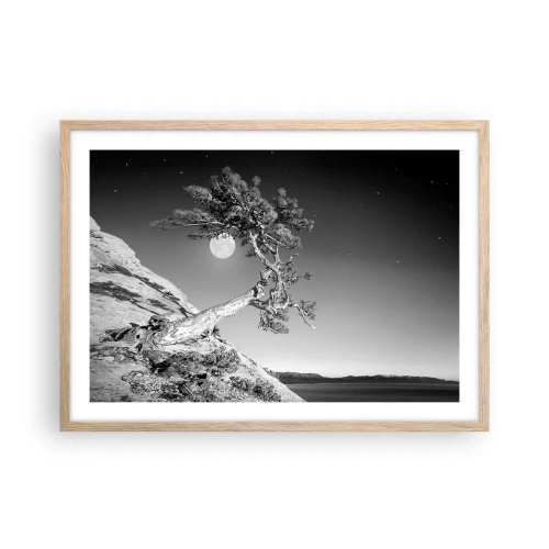 Poster în ramă de stejar deschis - Războinicul victorios - 70x50 cm
