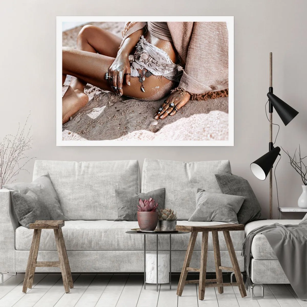 Poster - Aruncată de valuri? - 70x50 cm