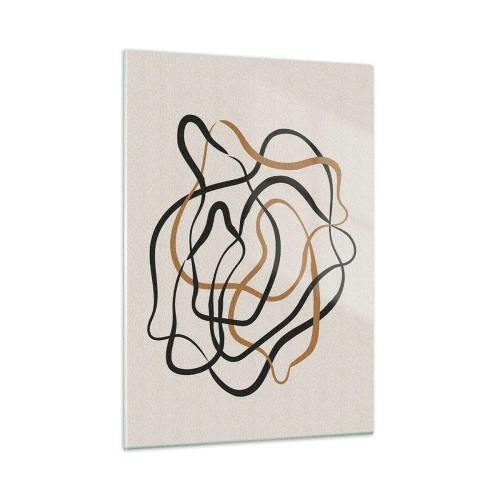 Tablou pe sticlă - Totul s-a încurcat - 50x70 cm