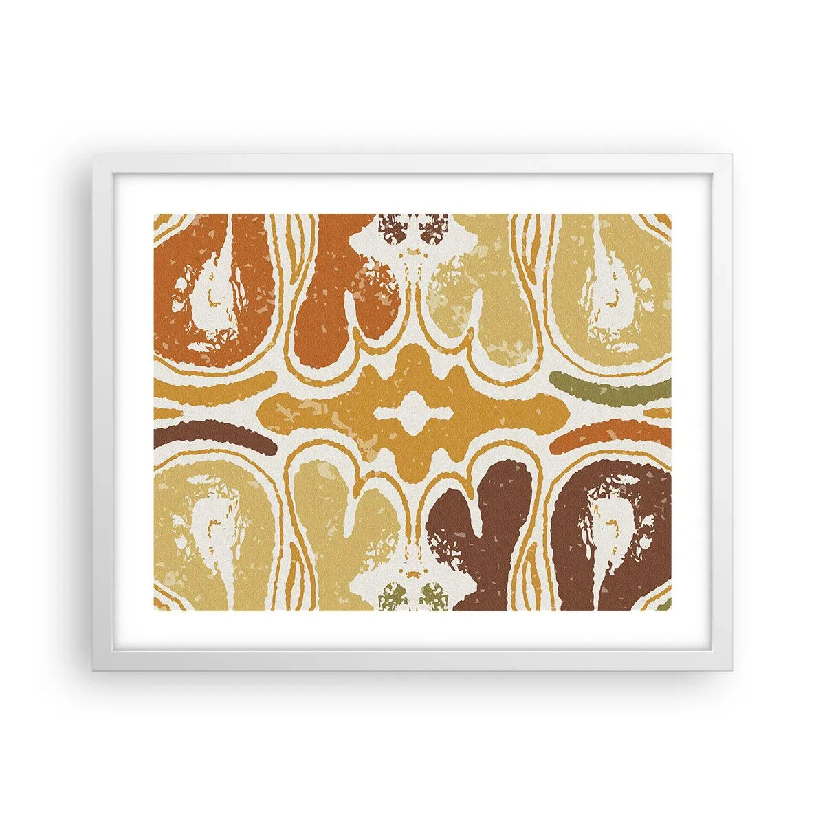 Poster în ramă albă - Abstracție sentimentală - 50x40 cm