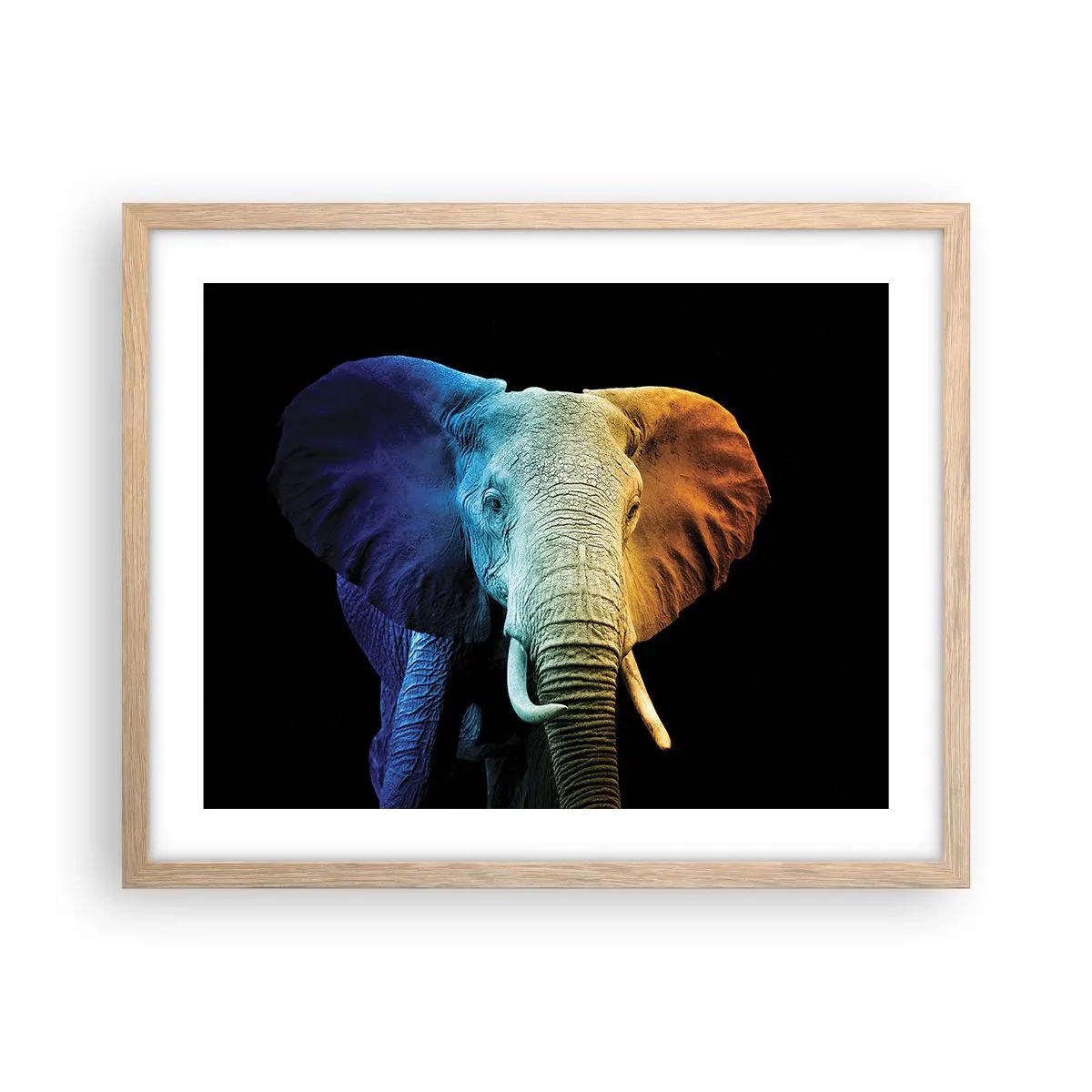 Poster în ramă de stejar deschis - Excentric, nu ciudat - 50x40 cm
