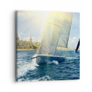 Tablou pe pânză - E timpul să părăsim orașul - 40x40 cm