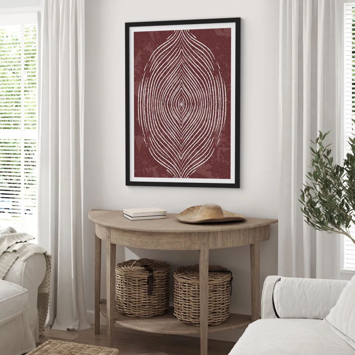 Poster în ramă neagră - Spațiul vorbește - 61x91 cm