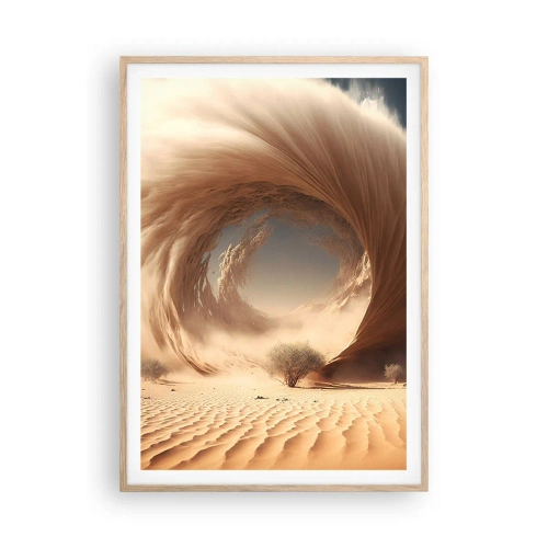 Poster în ramă de stejar deschis - Portal deschis - 70x100 cm