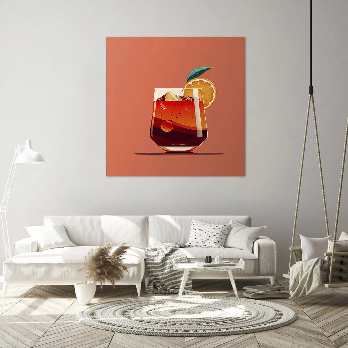 Tablou pe pânză - Răcoare de vară - 60x60 cm