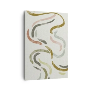 Tablou pe pânză - Dansul vesel al abstracției - 70x100 cm