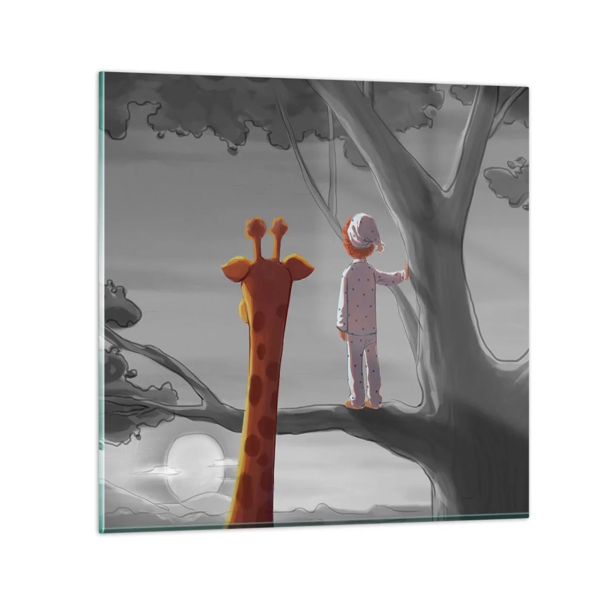 Tablou pe sticlă - Acest lucru se întâmplă cu adevărat - 60x60 cm