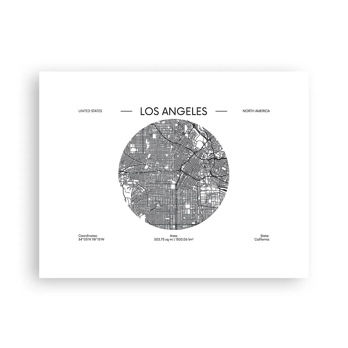 Poster - Anatomia Los Angeles - 40x30 cm