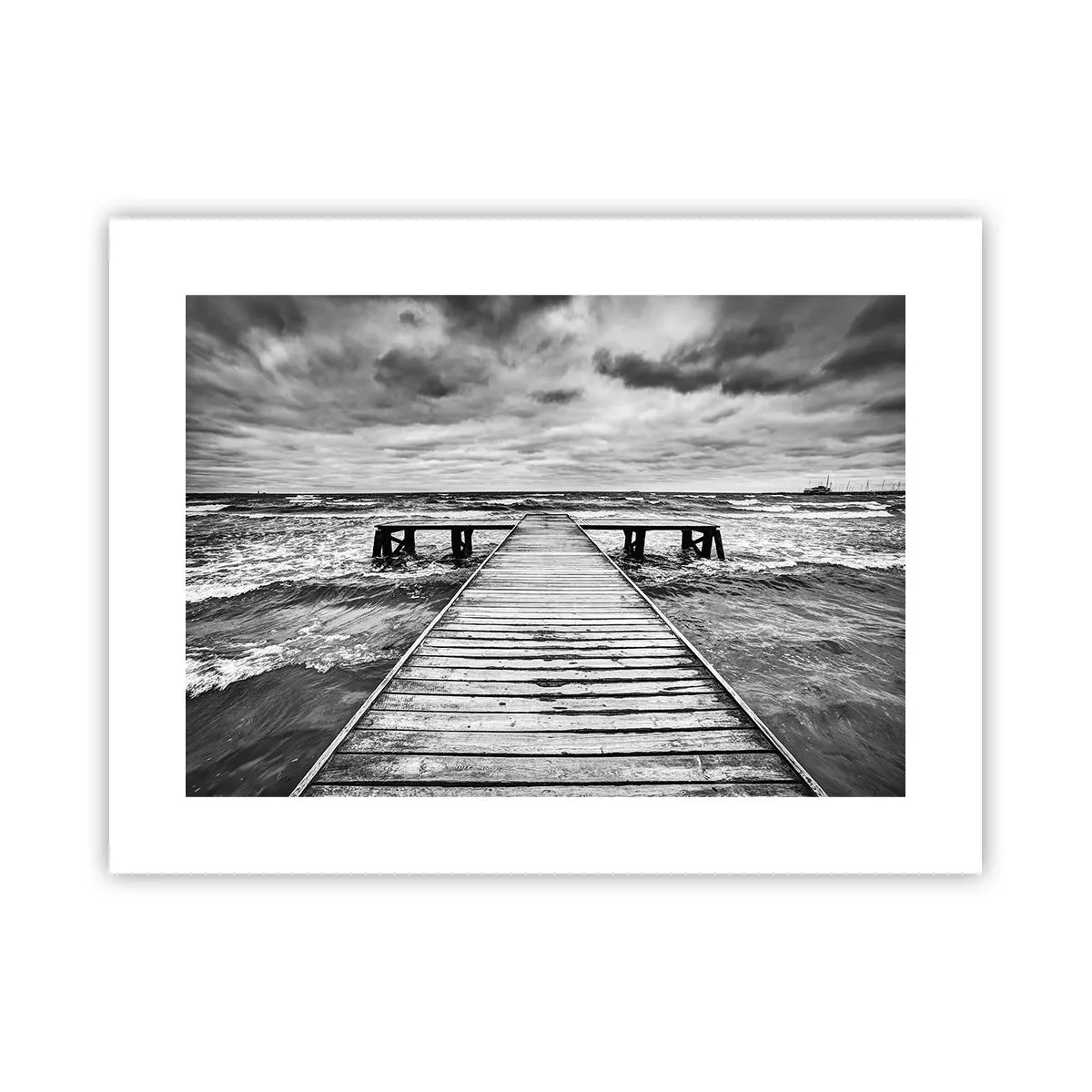 Poster - Aștept ca vântul să fugărească... - 40x30 cm