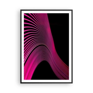 Poster în ramă neagră - Bulevardul de lumină - 70x100 cm