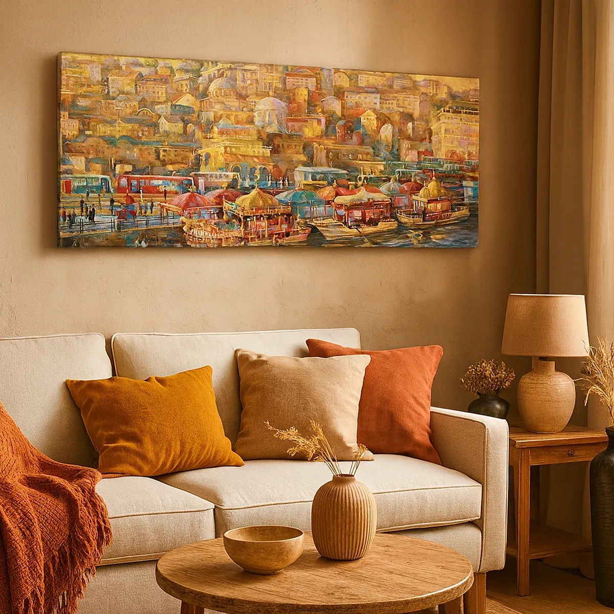 Tablou pe pânză - O poveste din Istanbul - 30x30 cm