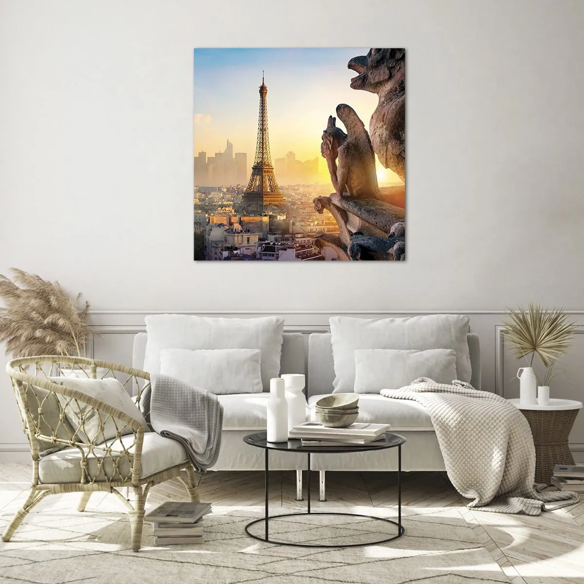 Tablou pe sticlă - S-au schimbat multe... - 70x70 cm