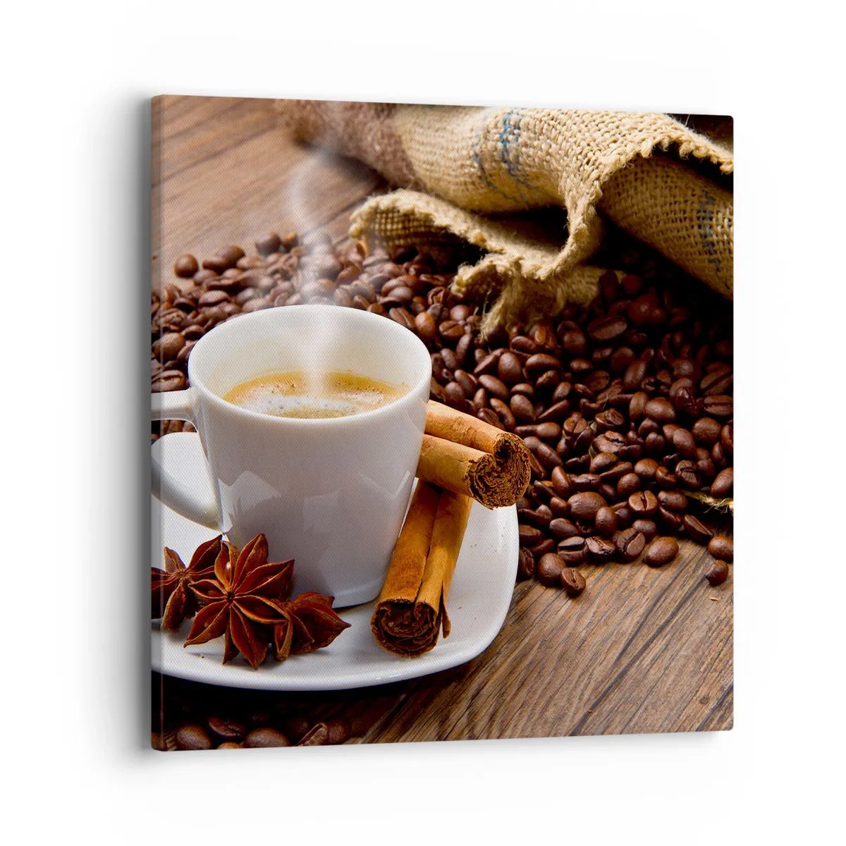 Tablou pe pânză - Gust și aromă de mirodenii - 40x40 cm