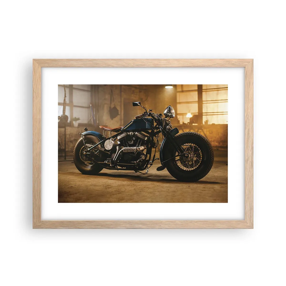 Poster în ramă de stejar deschis - Pot să fac totul - 40x30 cm