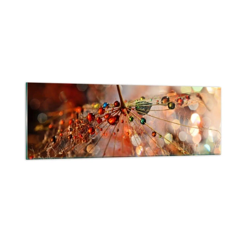 Tablou pe sticlă - Înfipt pe pânza de păianjen - 90x30 cm