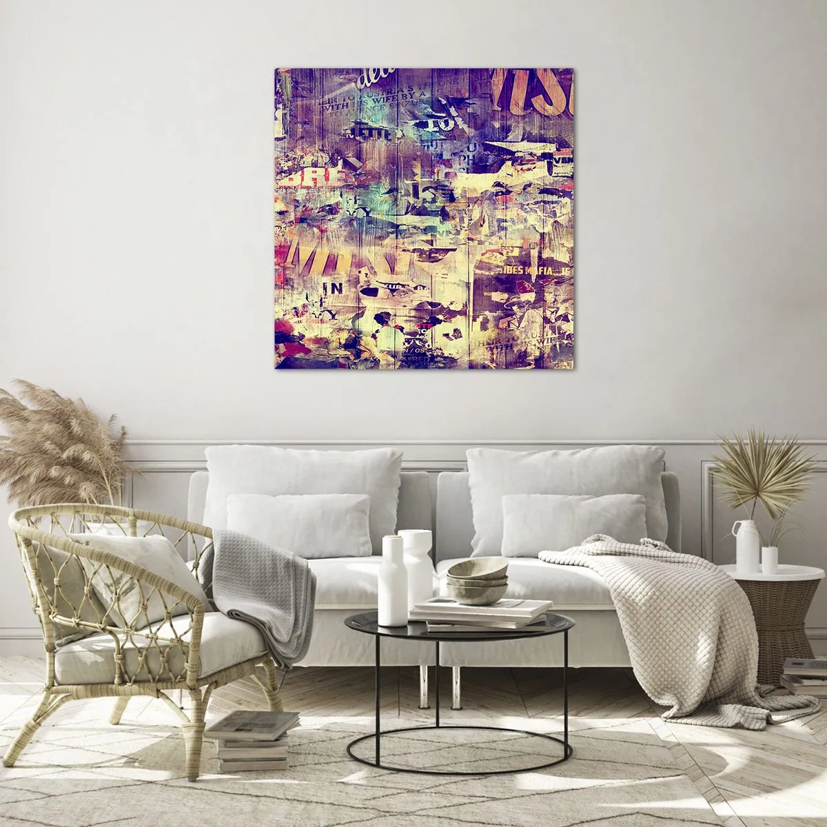 Tablou pe sticlă - Și asta e tot ce va rămâne - 70x70 cm