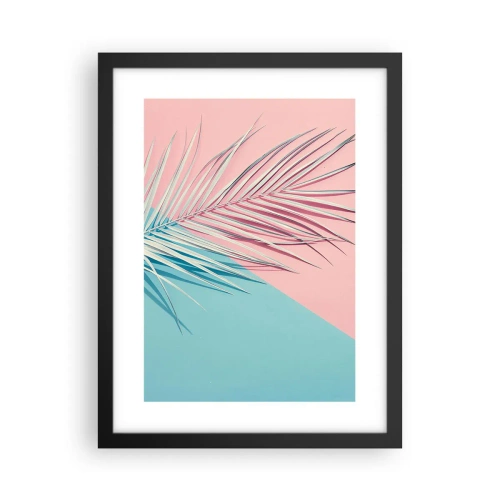 Poster în ramă neagră - Impresie tropicală - 30x40 cm