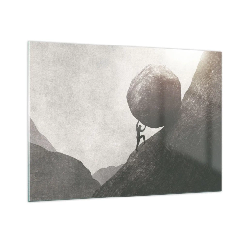 Tablou pe sticlă - Cred, în ciuda așteptărilor - 100x70 cm