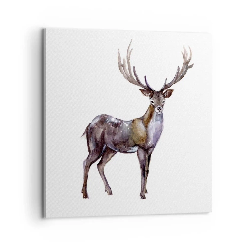 Tablou pe pânză - Regele pustietății nordice - 60x60 cm